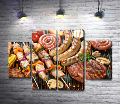 Мясное ассорти на гриле
