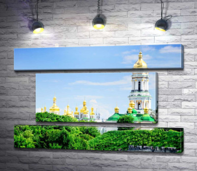 Модульна картина "Золоті куполи Києво-Печерської лаври"