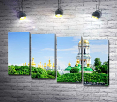 Модульна картина "Золоті куполи Києво-Печерської лаври"