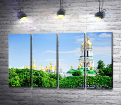 Модульна картина "Золоті куполи Києво-Печерської лаври"