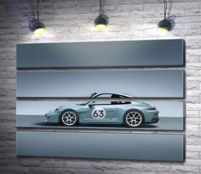 Изящный спорткар Porsche 911 ST