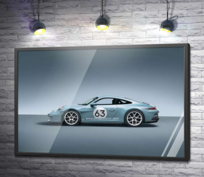 Постер "Витончений спорткар Porsche 911 ST"