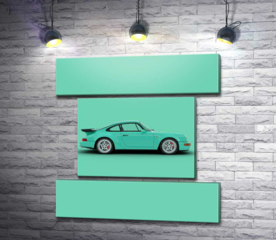 Салатовый Porsche 911