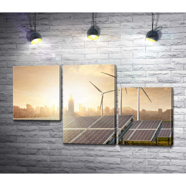 Зеленая энергетика: ветрогенераторы и солнечные батареи