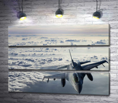 Літак F-16 Falcon у небі