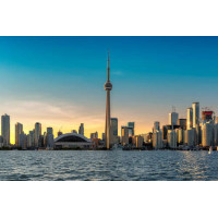 Панорамный вид на современный Торонто