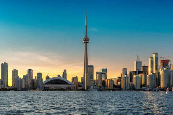 Панорамный вид на современный Торонто