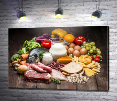 Натюрморт із продуктів харчування