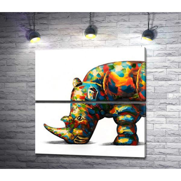 Красочный носорог