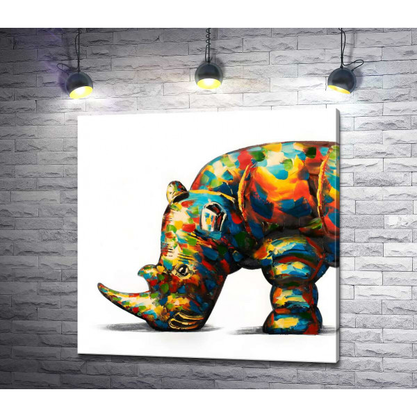 Красочный носорог
