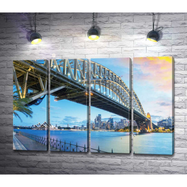 Сиднейский мост на фоне небесной лазури