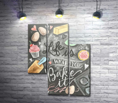 Кулінарна ілюстрація: Life is what you bake it