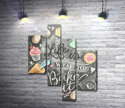 Кулинарная иллюстрация: Life is what you bake it