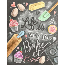 Кулинарная иллюстрация: Life is what you bake it