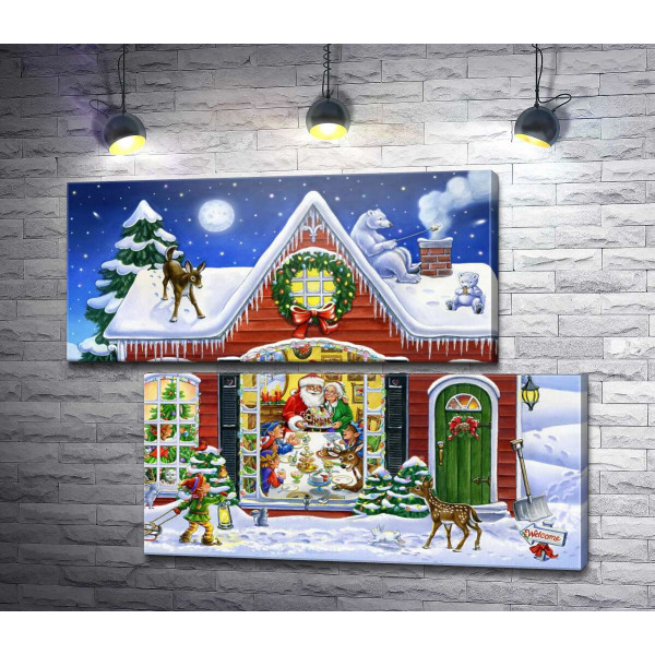 Сказочный домик Санта-Клауса