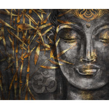 Обличчя Будди та золоті стебла