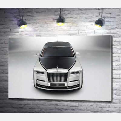 Стильний чорно-білий Rolls Royce