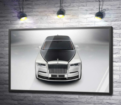 Постер "Стильний чорно-білий Rolls Royce"