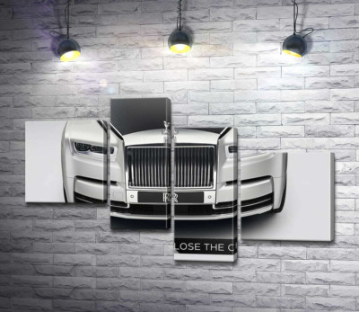 Модульная картина "Стильный Rolls Royce - Take the risk or lose the chance"