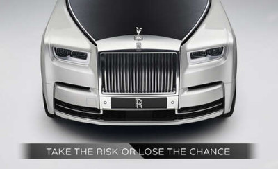 Стильный Rolls Royce - Take the risk or lose the chance