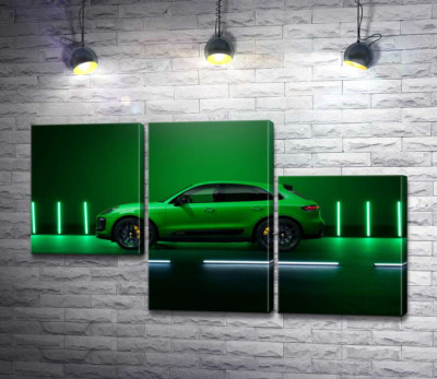 Porsche Macan у зеленому кольорі