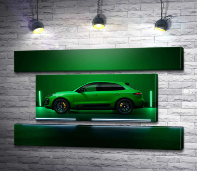 Porsche Macan у зеленому кольорі