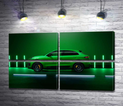 Porsche Macan у зеленому кольорі