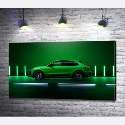 Porsche Macan у зеленому кольорі