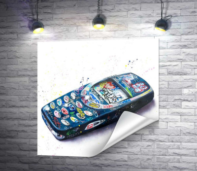 Нокиа 3310 в стиле граффити