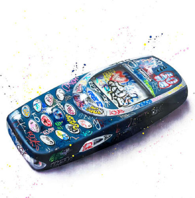 Нокіа 3310 у стилі графіті