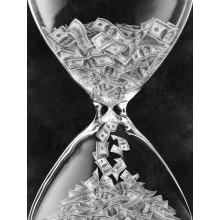 Час гроші: долари та пісочний годинник