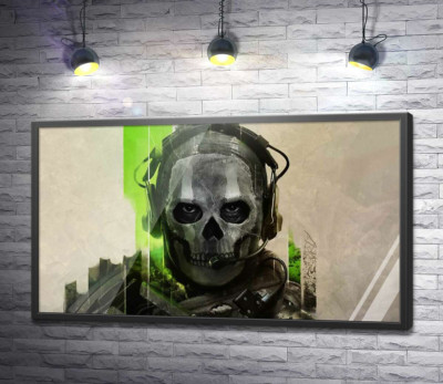 Постер "Призрачный воин, персонаж Call of Duty"