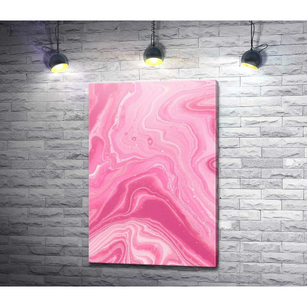Рожево-мармурова абстракція