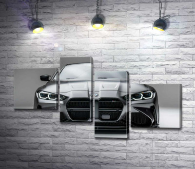 Модульна картина "Фантастичний екстер'єр BMW"