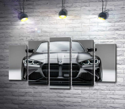 Модульная картина "Фантастический экстерьер BMW"