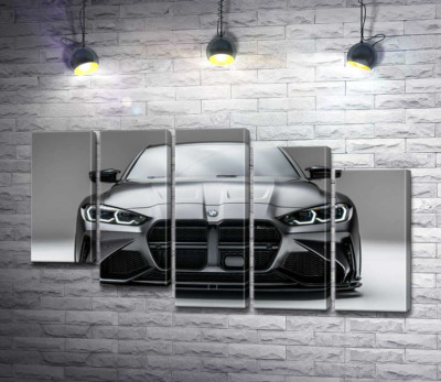 Модульна картина "Фантастичний екстер'єр BMW"