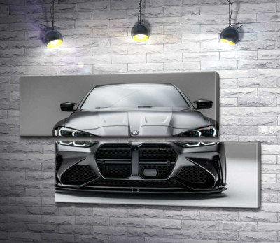 Модульная картина "Фантастический экстерьер BMW"