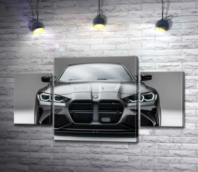 Модульная картина "Фантастический экстерьер BMW"