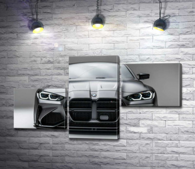 Модульная картина "Фантастический экстерьер BMW"