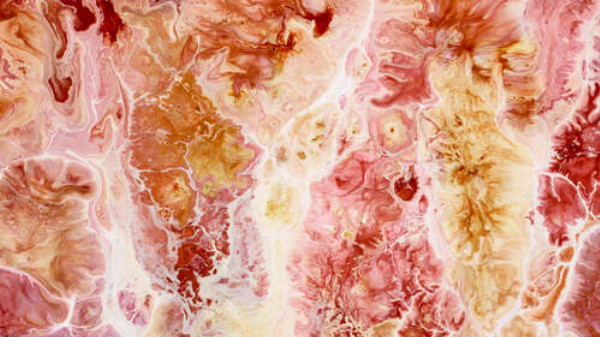 Абстракция в розово-мраморных тонах
