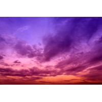 Червоно-фіолетовий захід сонця