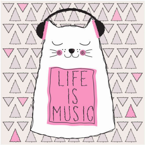 Кіт у навушниках: життя - це музика