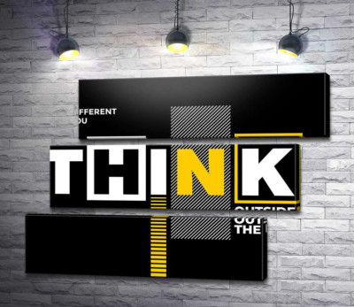 Мотивационный плакат: Think