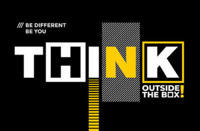Мотивационный плакат: Think