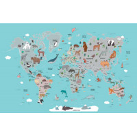Детское представление карты мира