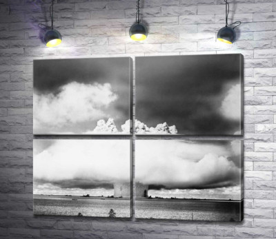 Модульная картина "Взрыв атомной бомбы"