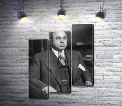 Модульна картина "Аль Капоне у кріслі"