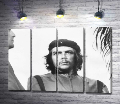 Модульна картина "Пильний погляд Че Гевари"