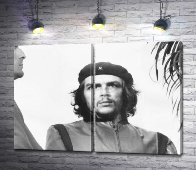 Модульна картина "Пильний погляд Че Гевари"