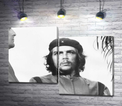 Модульна картина "Пильний погляд Че Гевари"